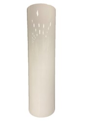 Tall White Slim Cylinder XL Planter