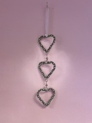 Three Heart Hanging Decoration