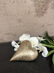 Evi Antique Bronze Large Heart