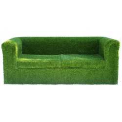 4 Seater Artificial Grass Sofa