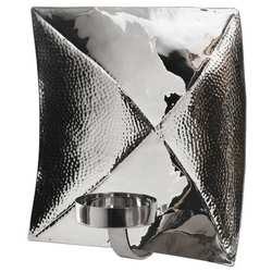 Stainless Steel Square Candle Wall Sconce