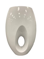 White Gloss Deluxe Cut Out Planter