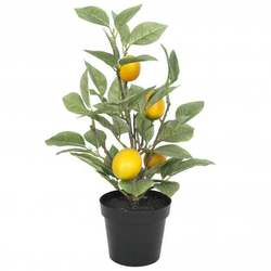 Artificial Sicilian Lemon Plant